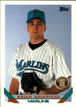 1993 Topps - Inaugural Rockies #483 Brian Griffiths Front