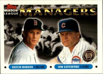 1993 Topps - Inaugural Rockies #502 Butch Hobson / Jim Lefebvre Front