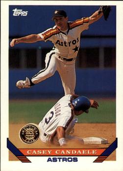 1993 Topps - Inaugural Rockies #584 Casey Candaele Front