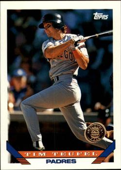 1993 Topps - Inaugural Rockies #636 Tim Teufel Front