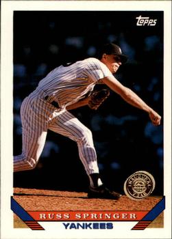 1993 Topps - Inaugural Rockies #686 Russ Springer Front
