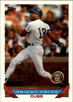 1993 Topps - Inaugural Rockies #688 Dwight Smith Front