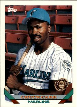 1993 Topps - Inaugural Rockies #722 Chuck Carr Front