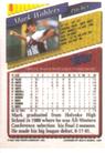 1993 Topps Micro #8 Mark Wohlers Back
