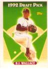 1993 Topps Micro #33 B.J. Wallace Front