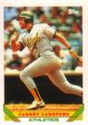 1993 Topps Micro #127 Carney Lansford Front
