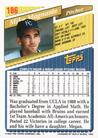 1993 Topps Micro #186 Mike Magnante Back
