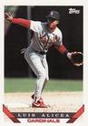 1993 Topps Micro #257 Luis Alicea Front