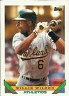 1993 Topps Micro #318 Willie Wilson Front