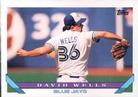 1993 Topps Micro #458 David Wells Front
