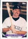 1993 Topps Micro #486 Eric Wedge Front