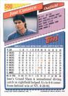 1993 Topps Micro #500 Jose Canseco Back