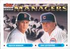 1993 Topps Micro #502 Butch Hobson / Jim Lefebvre Front