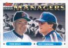 1993 Topps Micro #509 Tom Kelly / Jeff Torborg Front