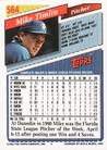 1993 Topps Micro #564 Mike Timlin Back