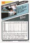 1993 Topps Micro #582 Shawn Abner Back