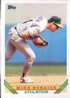 1993 Topps Micro #639 Mike Bordick Front