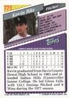 1993 Topps Micro #771 Kevin Ritz Back