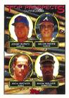 1993 Topps Micro #658 Jeromy Burnitz / Melvin Nieves / Rich Becker / Shon Walker Front