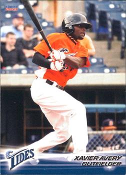 2013 Choice Norfolk Tides #7 Xavier Avery Front