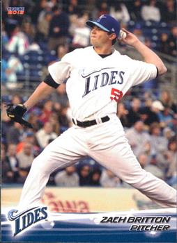 2013 Choice Norfolk Tides #10 Zach Britton Front