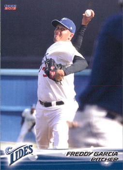 2013 Choice Norfolk Tides #18 Freddy Garcia Front