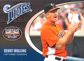 2012 Choice Norfolk Tides #3 Denny Walling Front