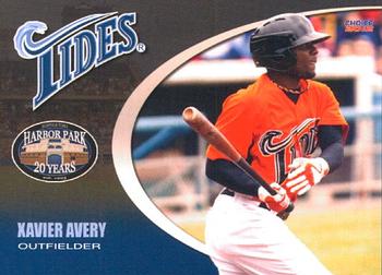 2012 Choice Norfolk Tides #8 Xavier Avery Front