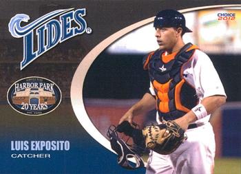 2012 Choice Norfolk Tides #15 Luis Exposito Front