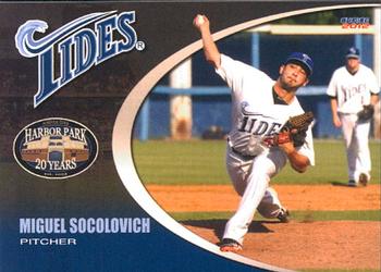 2012 Choice Norfolk Tides #38 Miguel Socolovich Front
