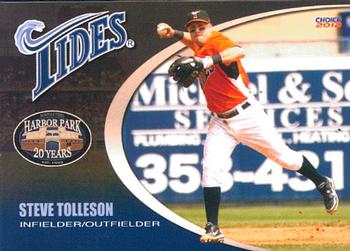 2012 Choice Norfolk Tides #41 Steve Tolleson Front