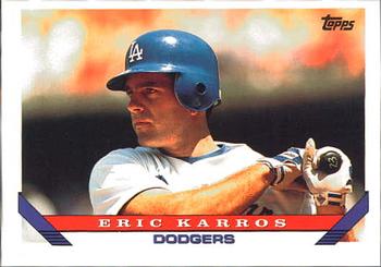 1992 Topps - 1993 Topps Pre-Production Samples #11 Eric Karros Front