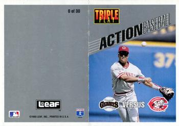 1993 Triple Play - Action Baseball Game #8 Giants vs Reds Front