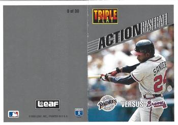 1993 Triple Play - Action Baseball Game #9 Padres vs Braves Front