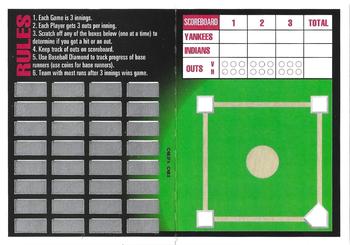 1993 Triple Play - Action Baseball Game #18 Yankees vs Indians Back