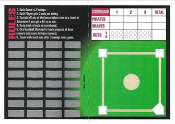 1993 Triple Play - Action Baseball Game #29 NLCS: Pirates vs Braves Back