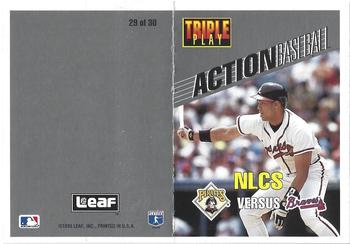 1993 Triple Play - Action Baseball Game #29 NLCS: Pirates vs Braves Front