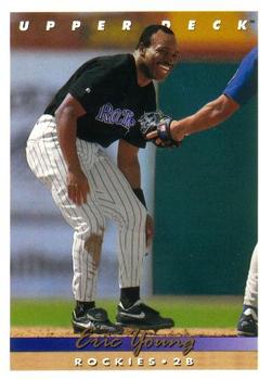 1993 Upper Deck - Gold Hologram #521 Eric Young Front