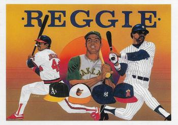 1993 Upper Deck - 5th Anniversary Baseball Heroes: Reggie Jackson Jumbo #9 Reggie Jackson Front