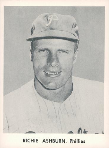 1956 Jay Publishing Philadelphia Phillies Set A #NNO Richie Ashburn Front
