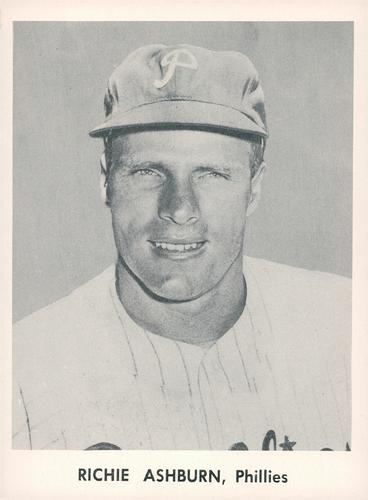 1956 Jay Publishing Philadelphia Phillies Set B #NNO Richie Ashburn Front