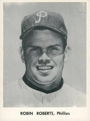 1956 Jay Publishing Philadelphia Phillies Set B #NNO Robin Roberts Front