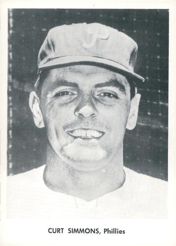 1958 Jay Publishing Philadelphia Phillies #NNO Curt Simmons Front