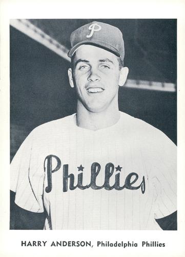 1959 Jay Publishing Philadelphia Phillies #NNO Harry Anderson Front