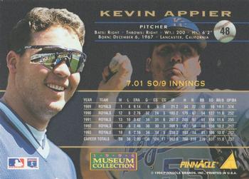 1994 Pinnacle - Museum Collection #48 Kevin Appier Back