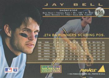 1994 Pinnacle - Museum Collection #151 Jay Bell Back