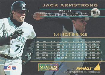 1994 Pinnacle - Museum Collection #166 Jack Armstrong Back