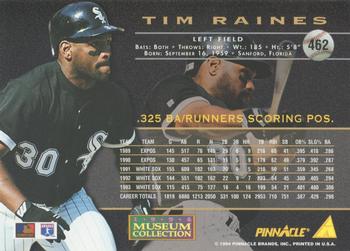 1994 Pinnacle - Museum Collection #462 Tim Raines Back
