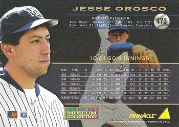 1994 Pinnacle - Museum Collection #473 Jesse Orosco Back