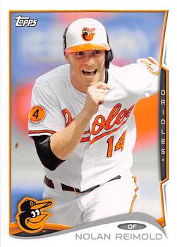 2014 Topps Baltimore Orioles #BAL-14 Nolan Reimold Front